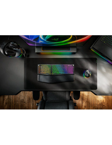 Razer Pro Type Ergo | Keyboard | Wireless | US | Bluetooth | Scissor-switch membrane