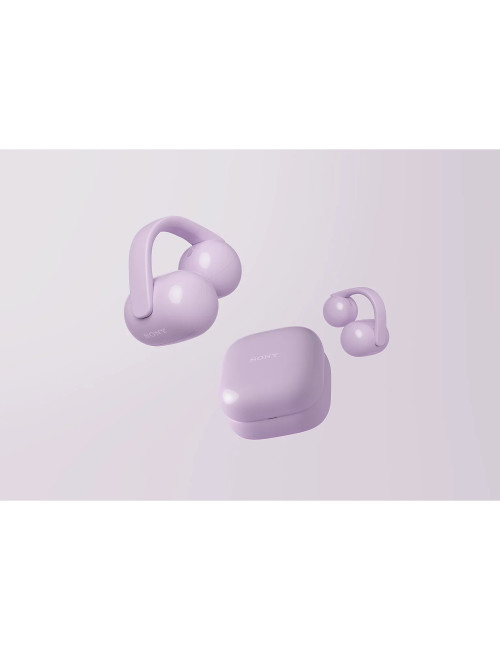 Sony | Earbuds | LinkBuds WF-LC900 Clip | Bluetooth | Open-Ear | Lavender | Wireless