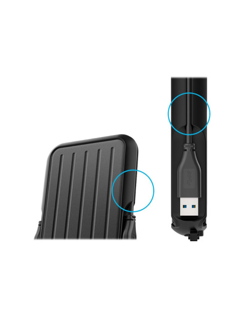 Portable Hard Drive | ARMOR A66 | 2000 GB | USB 3.2 Gen1 | Black