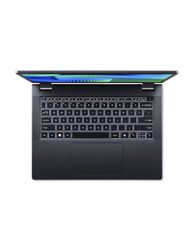 Acer | TravelMate TMP414-53-G2-TCO-585Q | Slate blue | 14 " | WUXGA | 1920 x 1200 pixels | Intel Core 5 | 120U | 16 GB | DDR5 | 