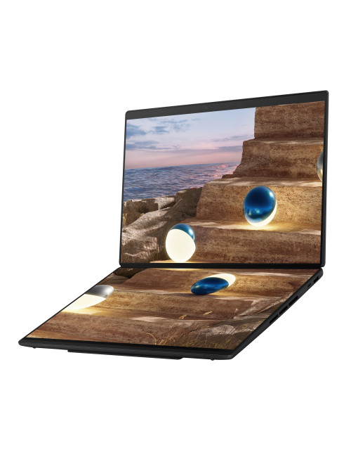 Asus | Zenbook Duo UX8407AA-SN066W | Moher Gray | 14 " | OLED | Touchscreen | 2.8K | 2880 x 1800 pixels | 144 Hz | Anti-Reflecti