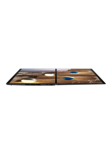 Asus | Zenbook Duo UX8407AA-SN066W | Moher Gray | 14 " | OLED | Touchscreen | 2.8K | 2880 x 1800 pixels | 144 Hz | Anti-Reflecti