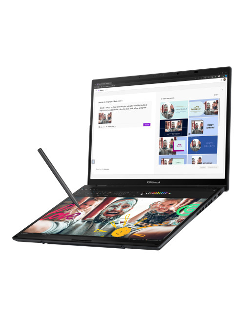 Asus | Zenbook Duo UX8406CA-QL287W | Inkwell Gray | 14 " | OLED | Touchscreen | FHD | 1920 x 1200 pixels | Intel Core Ultra 7 | 