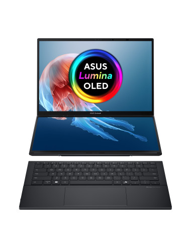 Asus | Zenbook Duo UX8406CA-QL287W | Inkwell Gray | 14 " | OLED | Touchscreen | FHD | 1920 x 1200 pixels | Intel Core Ultra 7 | 