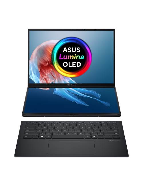 Asus | Zenbook Duo UX8406CA-QL287W | Inkwell Gray | 14 " | OLED | Touchscreen | FHD | 1920 x 1200 pixels | Intel Core Ultra 7 | 