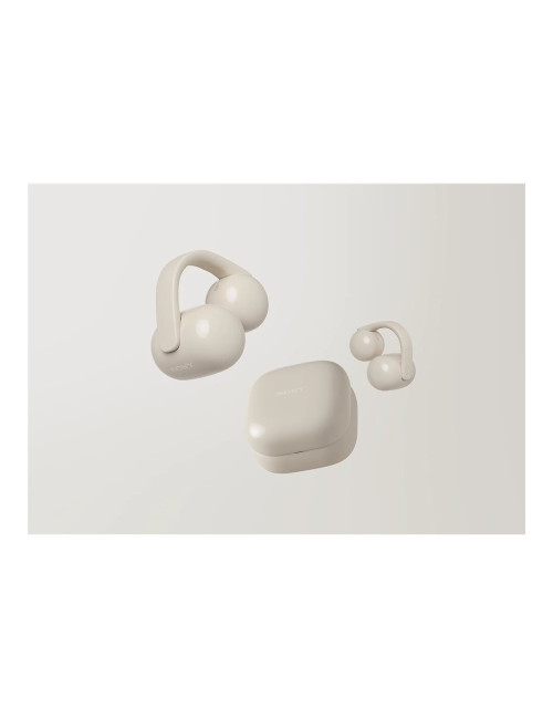 Sony | Earbuds | LinkBuds WF-LC900 Clip | Bluetooth | Open-Ear | Greige | Wireless