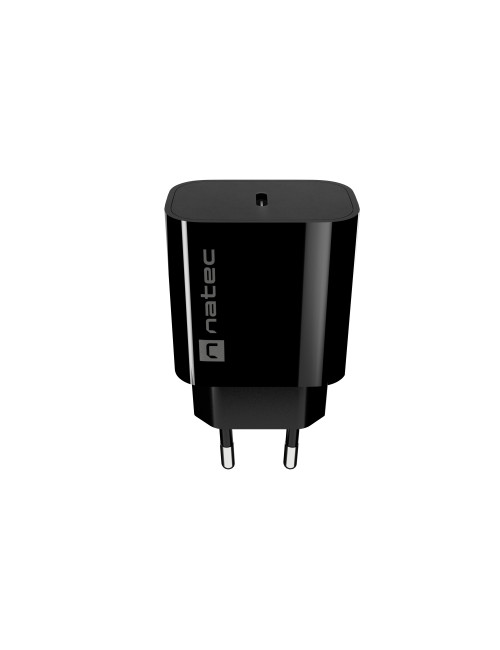 Natec Ribera USB Charger 1X USB-C 20W, Black
