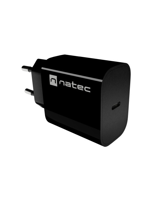 Natec Ribera USB Charger 1X USB-C 20W, Black