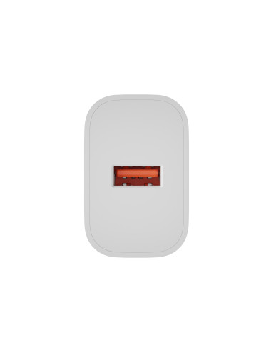 Natec Ribera USB Charger 1X USB-A 18W, White