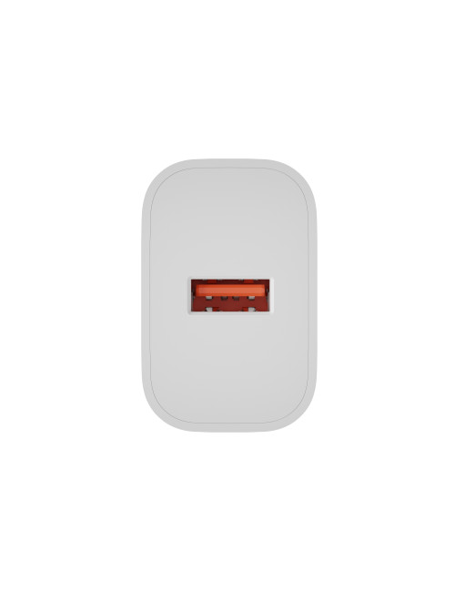 Natec Ribera USB Charger 1X USB-A 18W, White