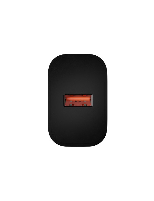 Natec Ribera USB Charger 1X USB-A 18W, Black