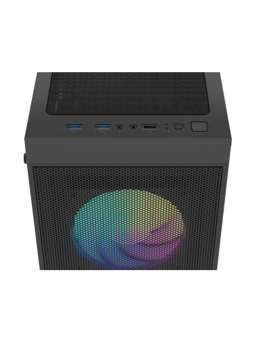 Fury PC Case | SHOBO SH8F ARGB | Black | Midi Tower