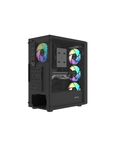 Fury PC Case | SHOBO SH8F ARGB | Black | Midi Tower
