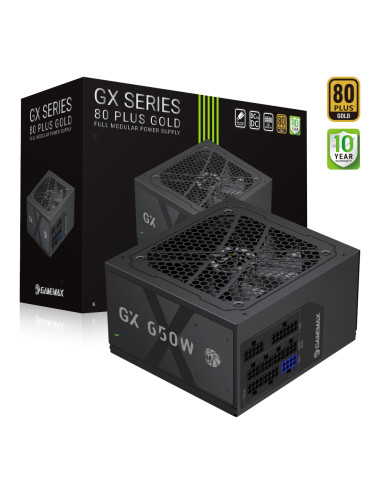 Gamemax PSU | GX 650GF | 650 W | Gold | Full Modular