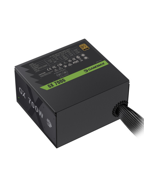 Gamemax PSU | GX 700G | 700 W | Gold | Non-Modular