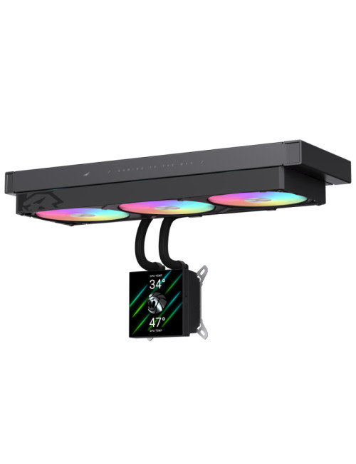 Gamemax CPU Liquid Cooler | GLACIER 360 LCD BK | Black
