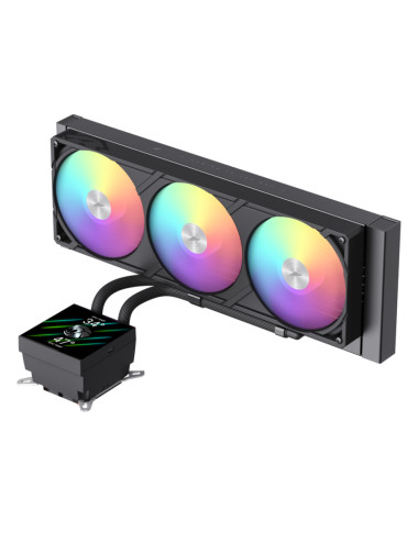 Gamemax CPU Liquid Cooler | GLACIER 360 LCD BK | Black