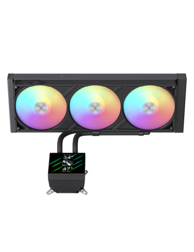 Gamemax CPU Liquid Cooler | GLACIER 360 LCD BK | Black