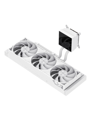 Gamemax CPU Liquid Cooler | GLACIER 360 LCD WH | White