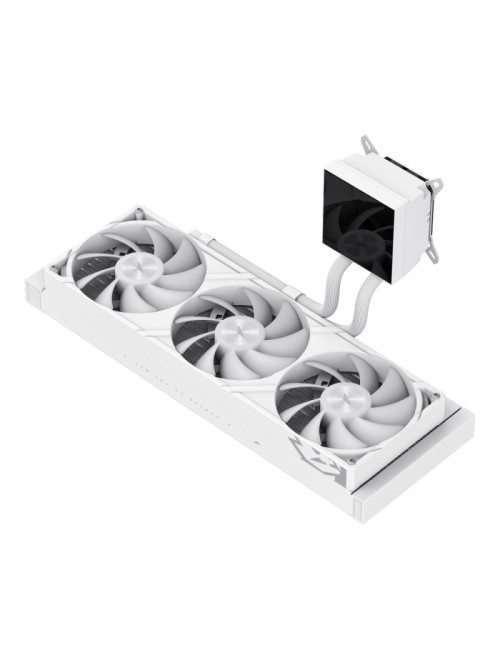 Gamemax CPU Liquid Cooler | GLACIER 360 LCD WH | White