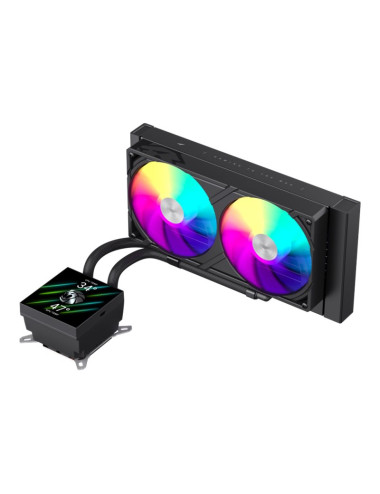 Gamemax CPU Liquid Cooler | GLACIER 240 LCD BK | Black