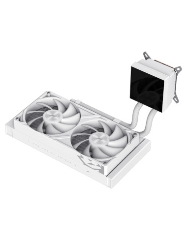 Gamemax CPU Liquid Cooler | GLACIER 240 LCD WH | White