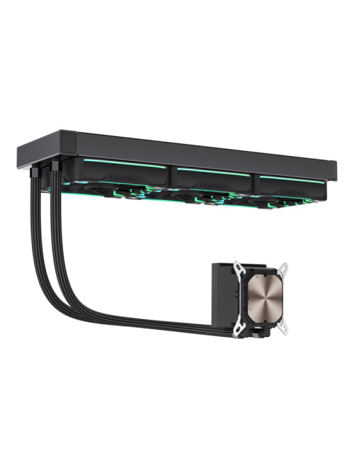 Gamemax CPU Liquid Cooler | HAILSTORM 360 LCD BK | Black