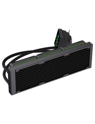 Gamemax CPU Liquid Cooler | HAILSTORM 360 LCD BK | Black