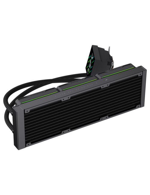 Gamemax CPU Liquid Cooler | HAILSTORM 360 LCD BK | Black