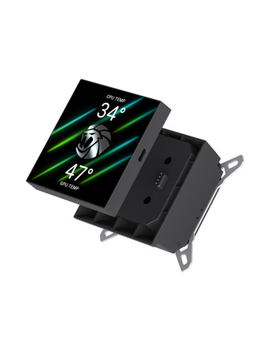 Gamemax CPU Liquid Cooler | HAILSTORM 360 LCD BK | Black