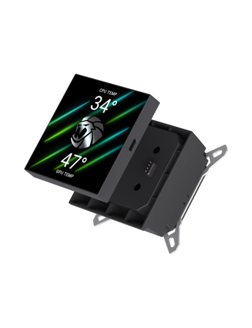 Gamemax CPU Liquid Cooler | HAILSTORM 360 LCD BK | Black
