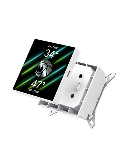Gamemax CPU Liquid Cooler | HAILSTORM 360 LCD WH | White