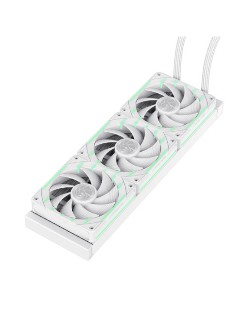 Gamemax CPU Liquid Cooler | HAILSTORM 360 LCD WH | White