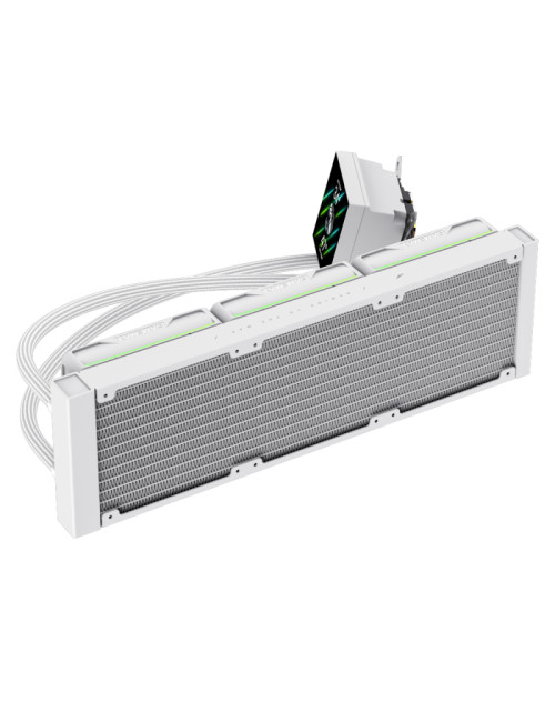 Gamemax CPU Liquid Cooler | HAILSTORM 360 LCD WH | White