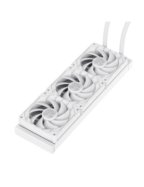 Gamemax CPU Liquid Cooler | HAILSTORM 360 LCD WH | White