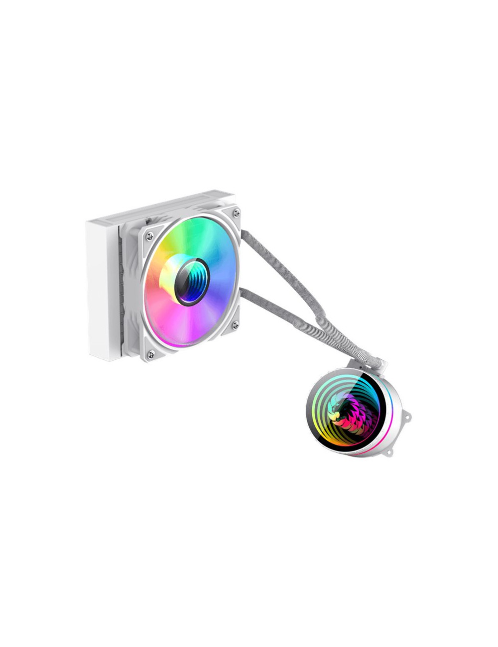Gamemax CPU Liquid Cooler | ICEBURG 120 WT | White