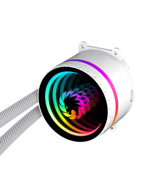 Gamemax CPU Liquid Cooler | ICEBURG 120 WT | White