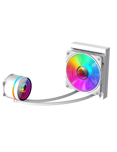 Gamemax CPU Liquid Cooler | ICEBURG 120 WT | White