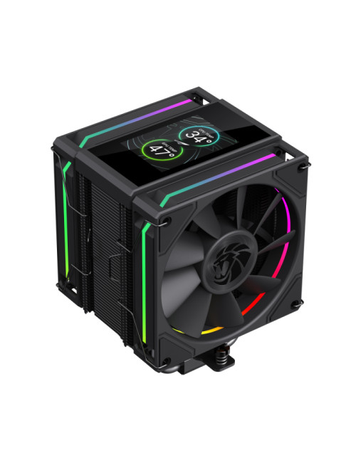 Gamemax CPU Air Cooler | SIGMA 620 LCD BK | Black