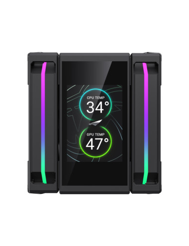 Gamemax CPU Air Cooler | SIGMA 620 LCD BK | Black