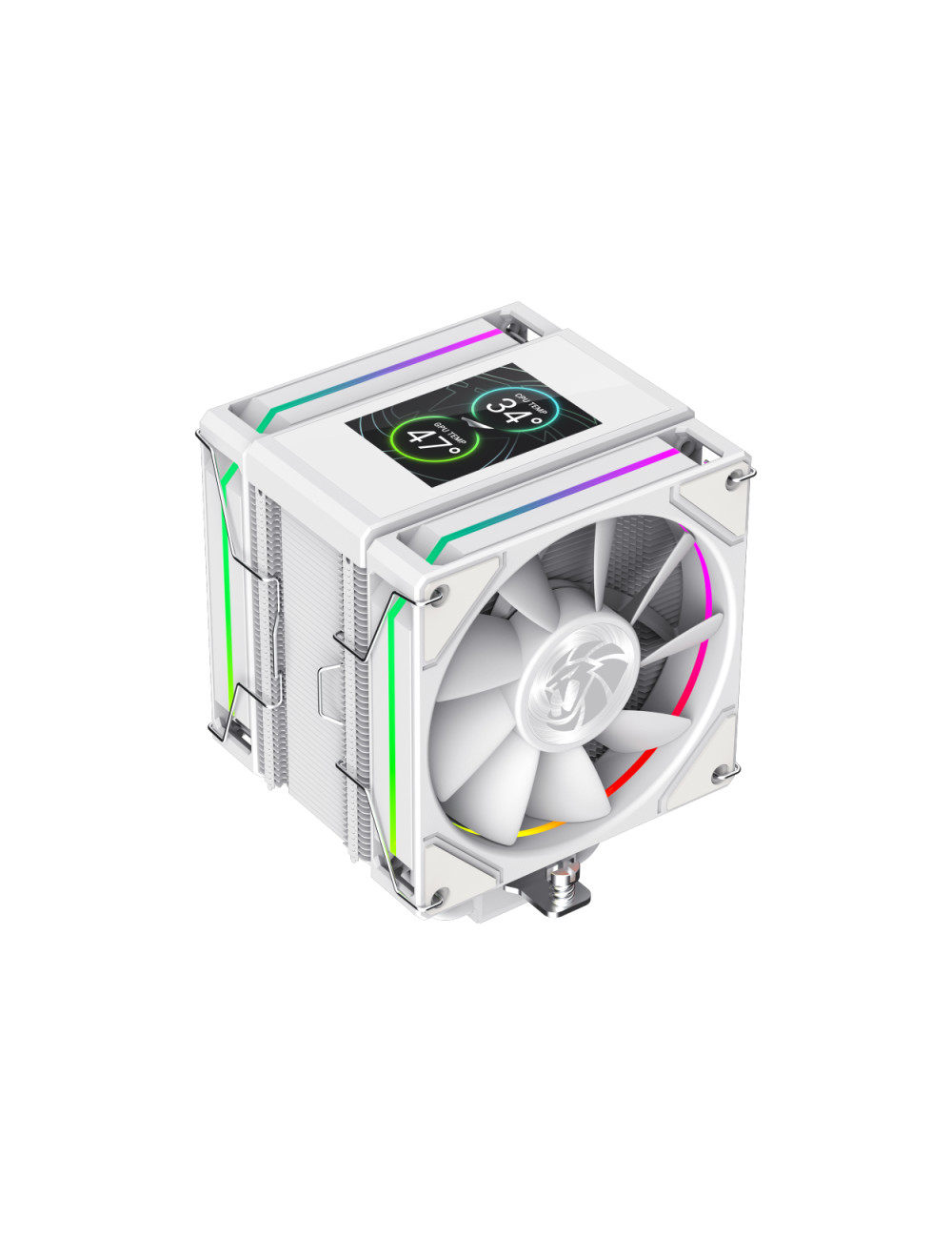Gamemax CPU Air Cooler | SIGMA 620 LCD WH | White