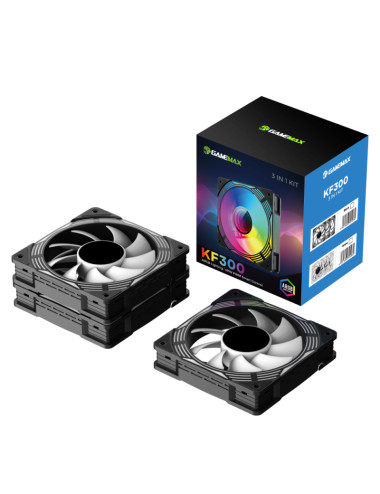 Gamemax Case Fan | KF300 BK | Black
