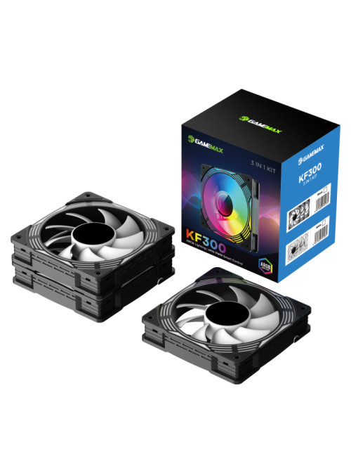 Gamemax Case Fan | KF300 BK | Black