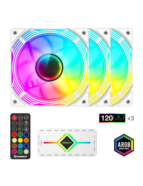 Gamemax Case Fan | KF300 WH | White