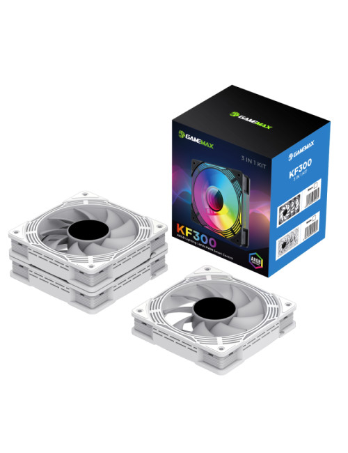 Gamemax Case Fan | KF300 WH | White
