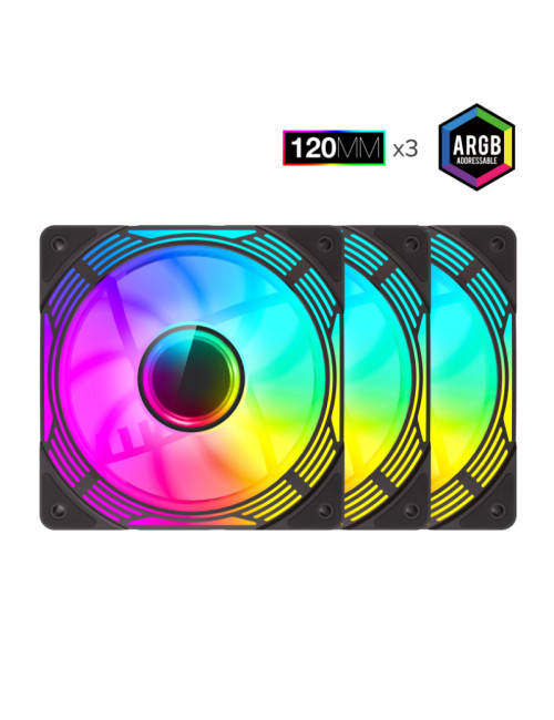 Gamemax Case Fan | KF300R BK | Black