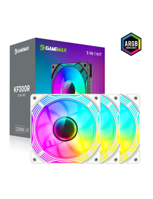 Gamemax Case Fan | KF300R WH | White