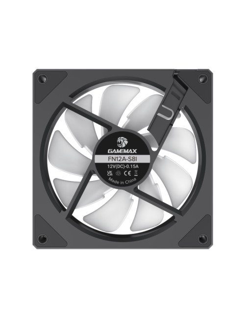 Gamemax Case Fan | FN12A-S8I | Black