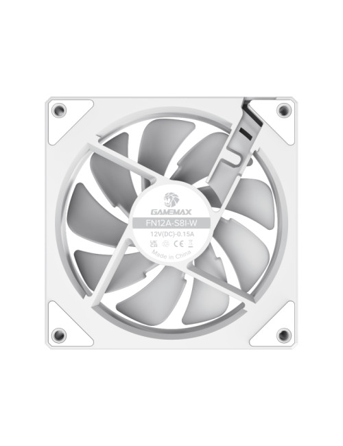 Gamemax Case Fan | FN12A-S8I-W | White