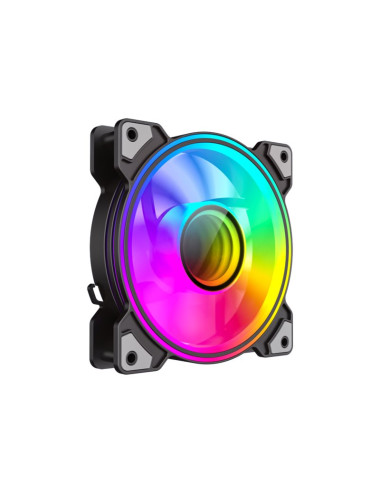 Gamemax Case Fan | DUAL RING INFINITY BK | Black